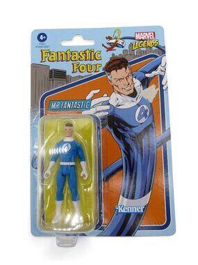 Marvel Legends Mr Fantastic 3.75" Retro Kenner Figure Hasbro Fantastic Four